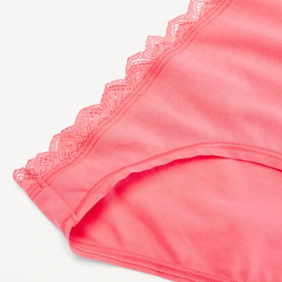 3 pairs Old Navy Mid-Rise Lace-Trimmed Bikini Underwear small - Picture 6 of 10
